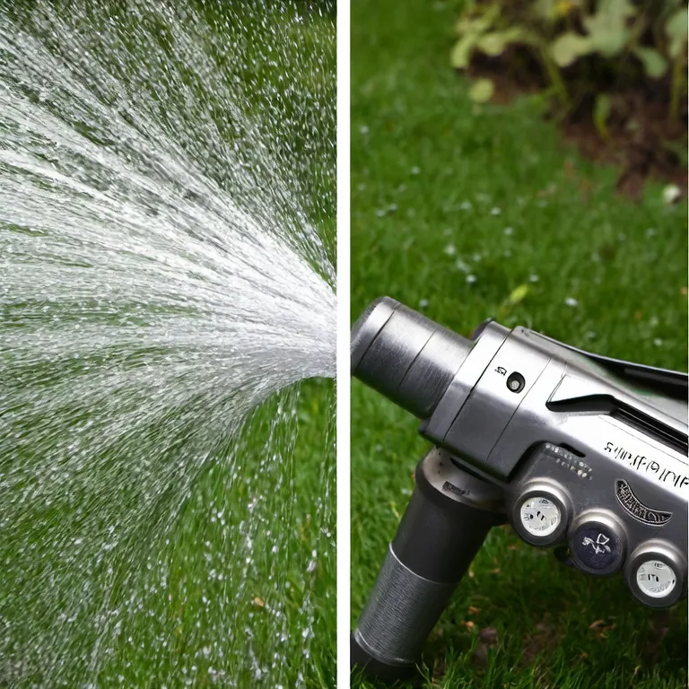 What pressure is needed for a rain gun?