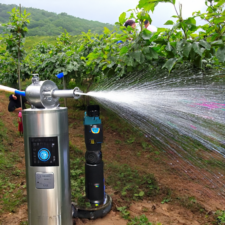 Rain Gun System Layout