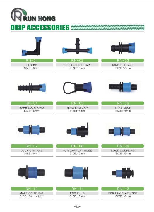 Drip Irrigation System Accessories Manufacturer