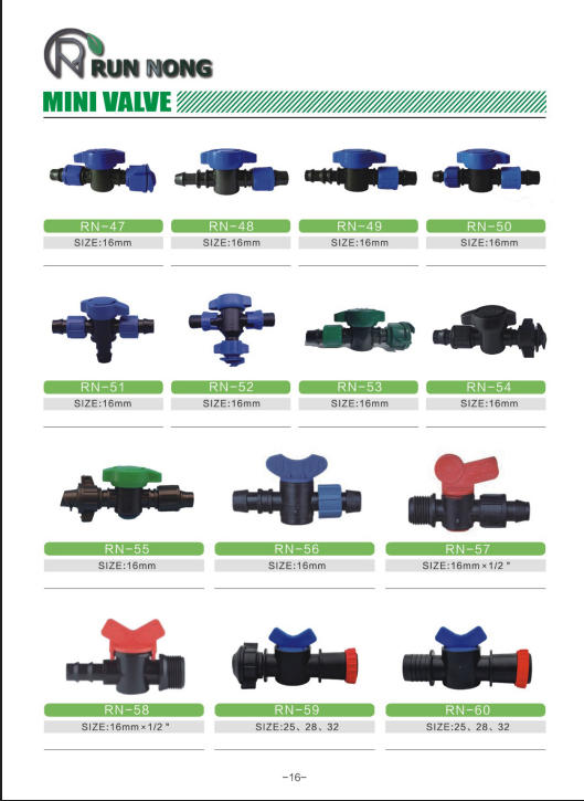 Drip Irrigation System Accessories Manufacturer